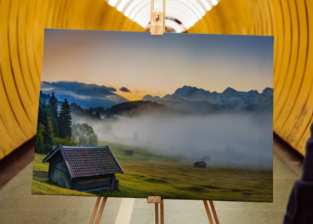 Sonnenaufgang am Geroldsee
