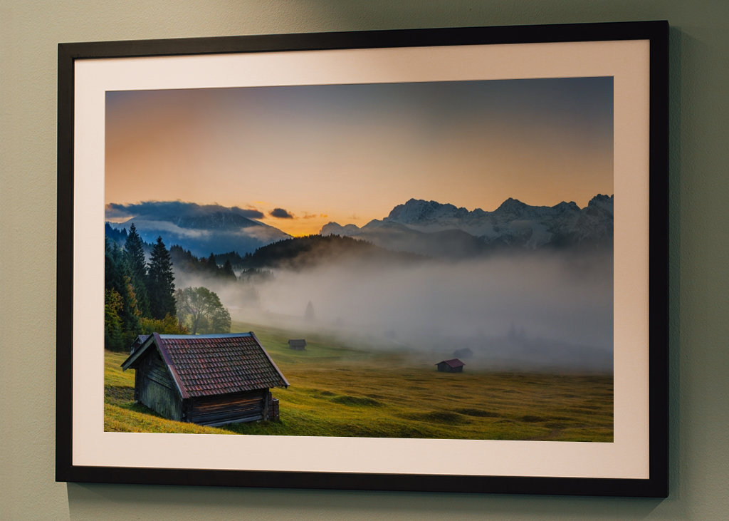 Sonnenaufgang am Geroldsee