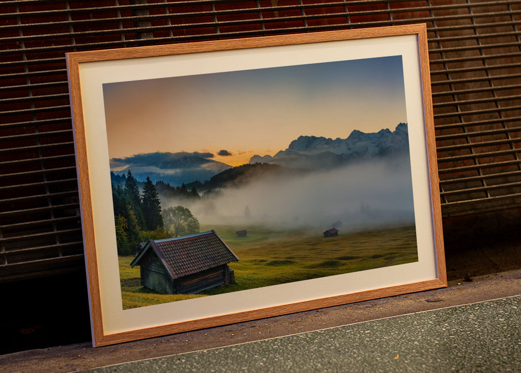 Sonnenaufgang am Geroldsee