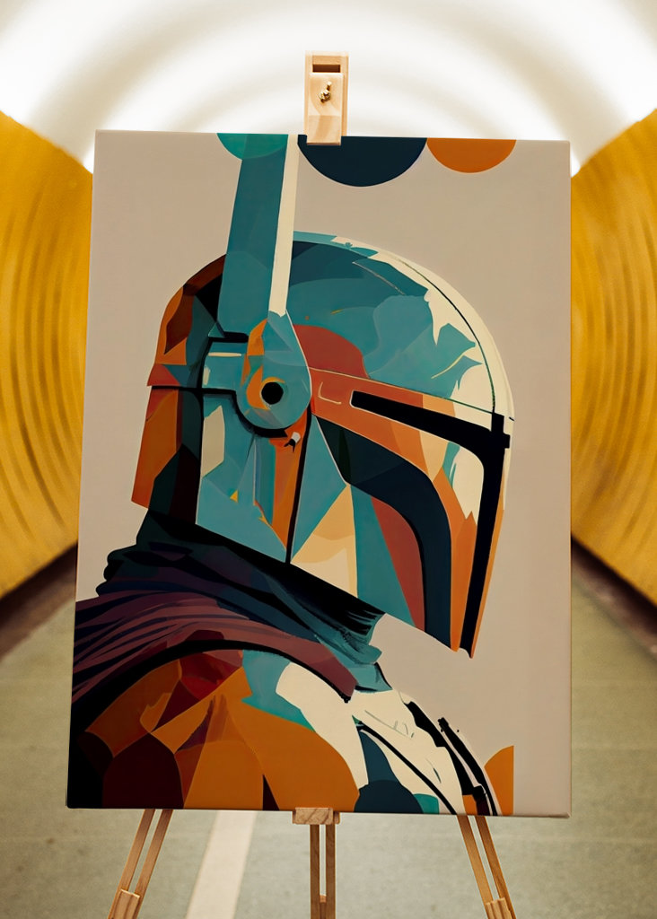 Minimalistisk Mandalorian