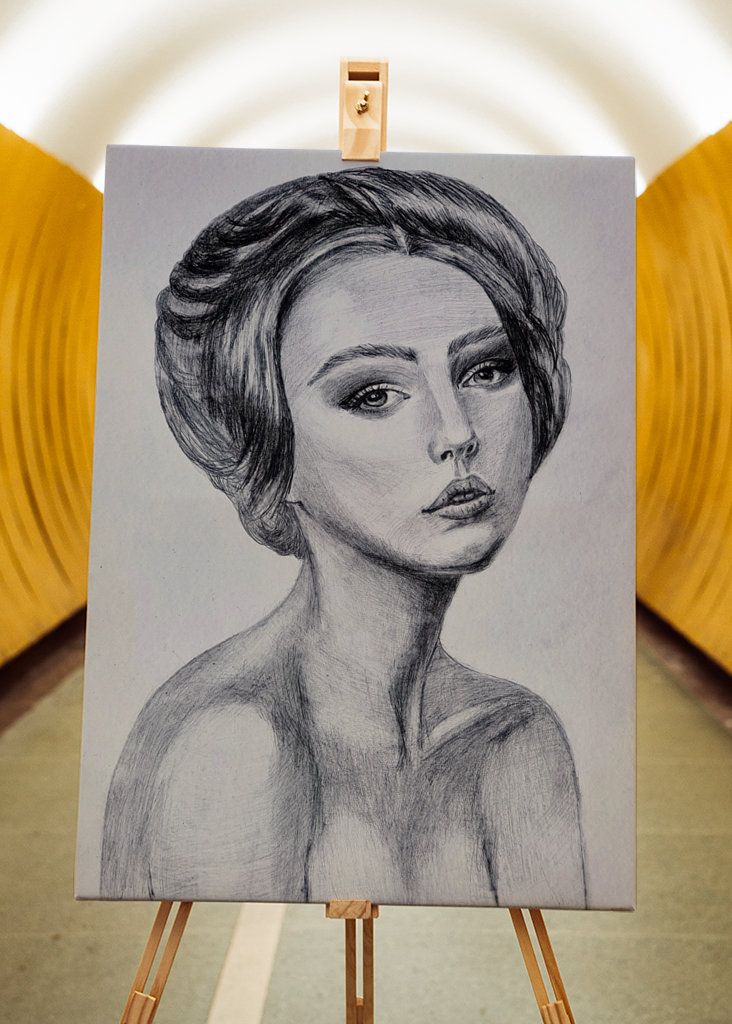 Le portrait d’une dame