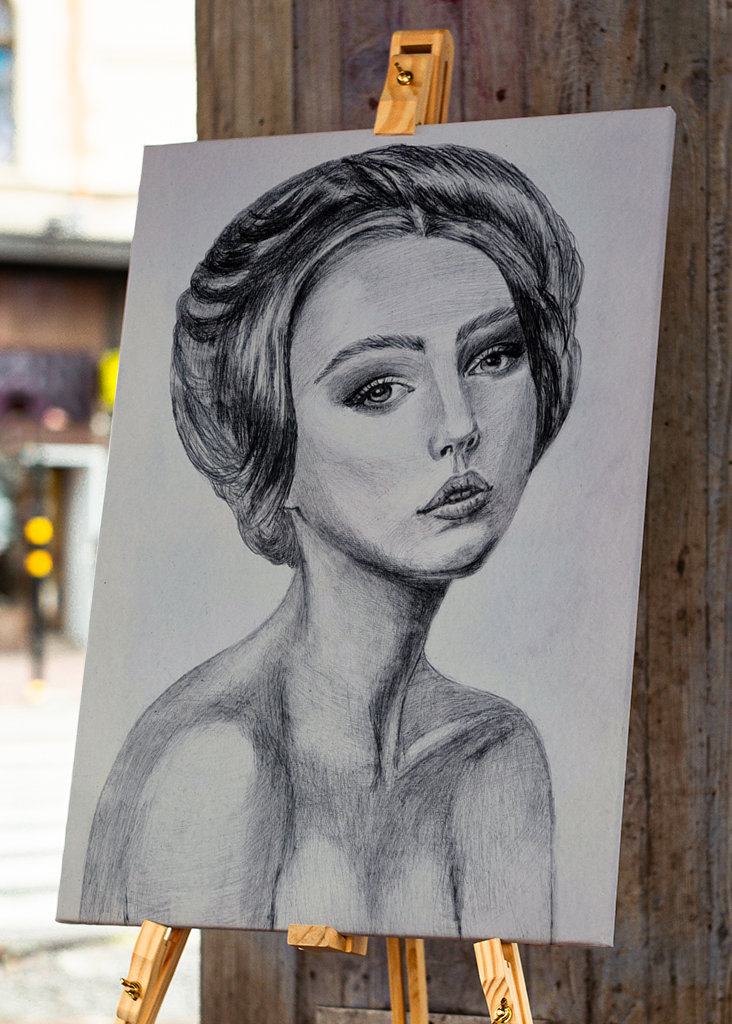 Le portrait d’une dame