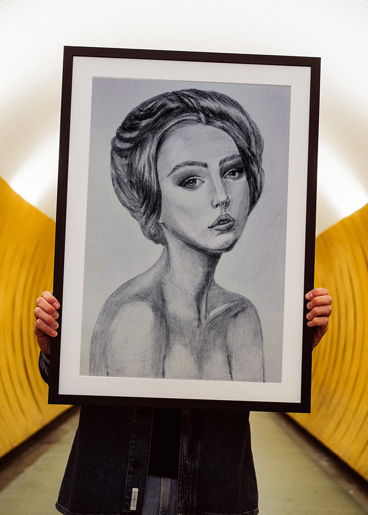 Le portrait d’une dame