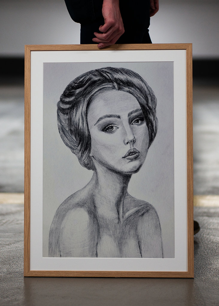 Le portrait d’une dame