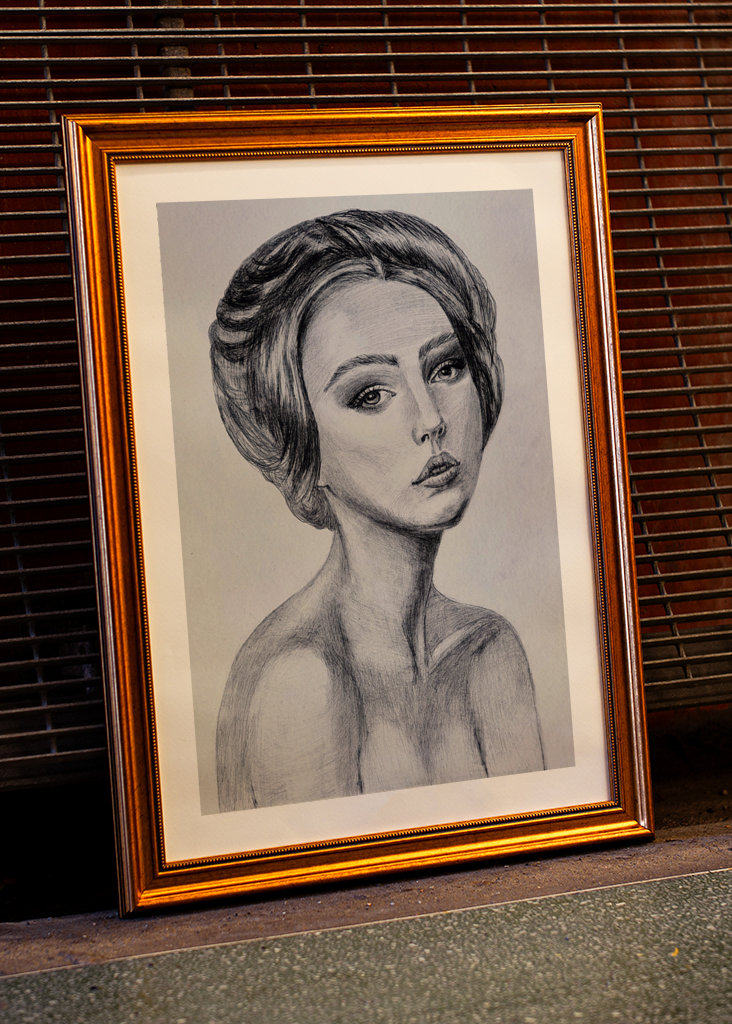 Le portrait d’une dame