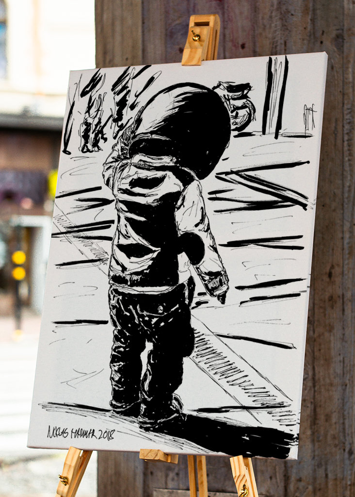 Petit conducteur, grand casque