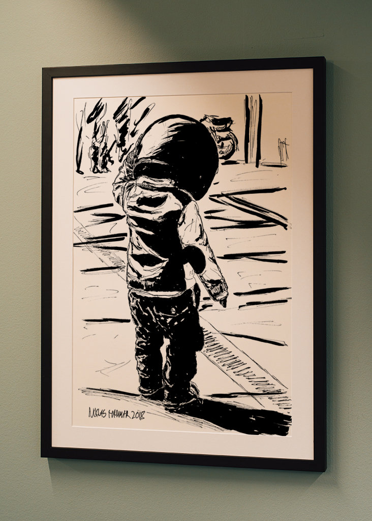 Petit conducteur, grand casque