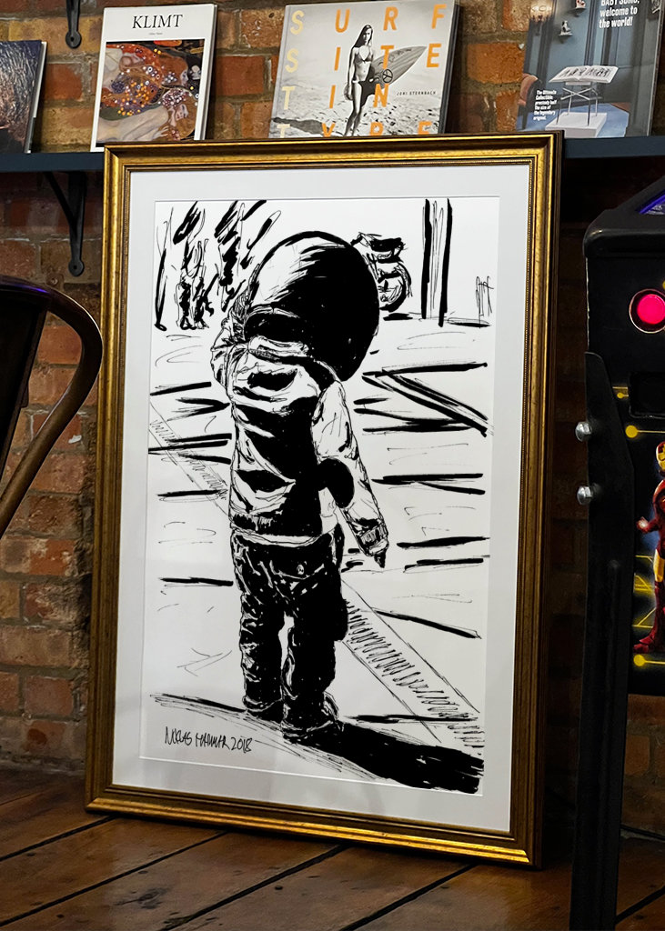 Petit conducteur, grand casque