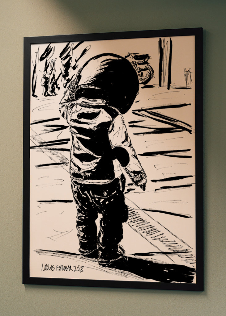 Petit conducteur, grand casque