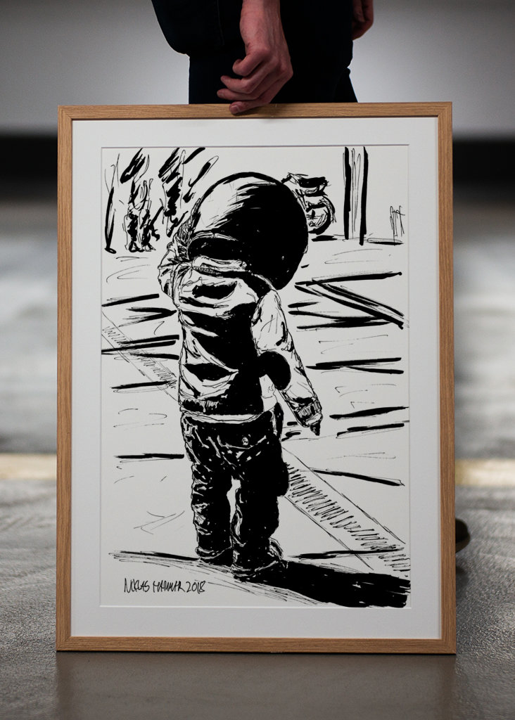 Petit conducteur, grand casque