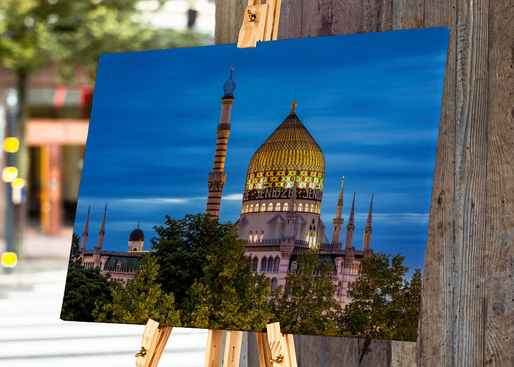 Yenidze in Dresden am Abend