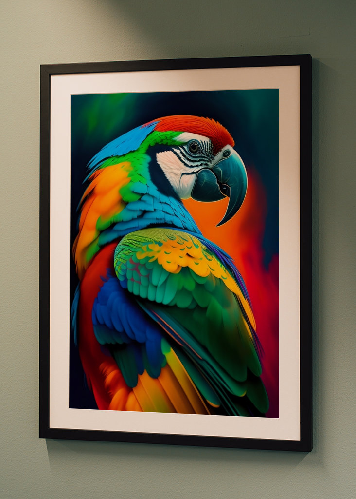 O adorável papagaio-arara-azul