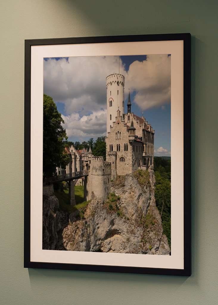 Castello di Lichtenstein in estate