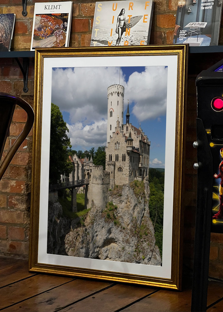 Castello di Lichtenstein in estate