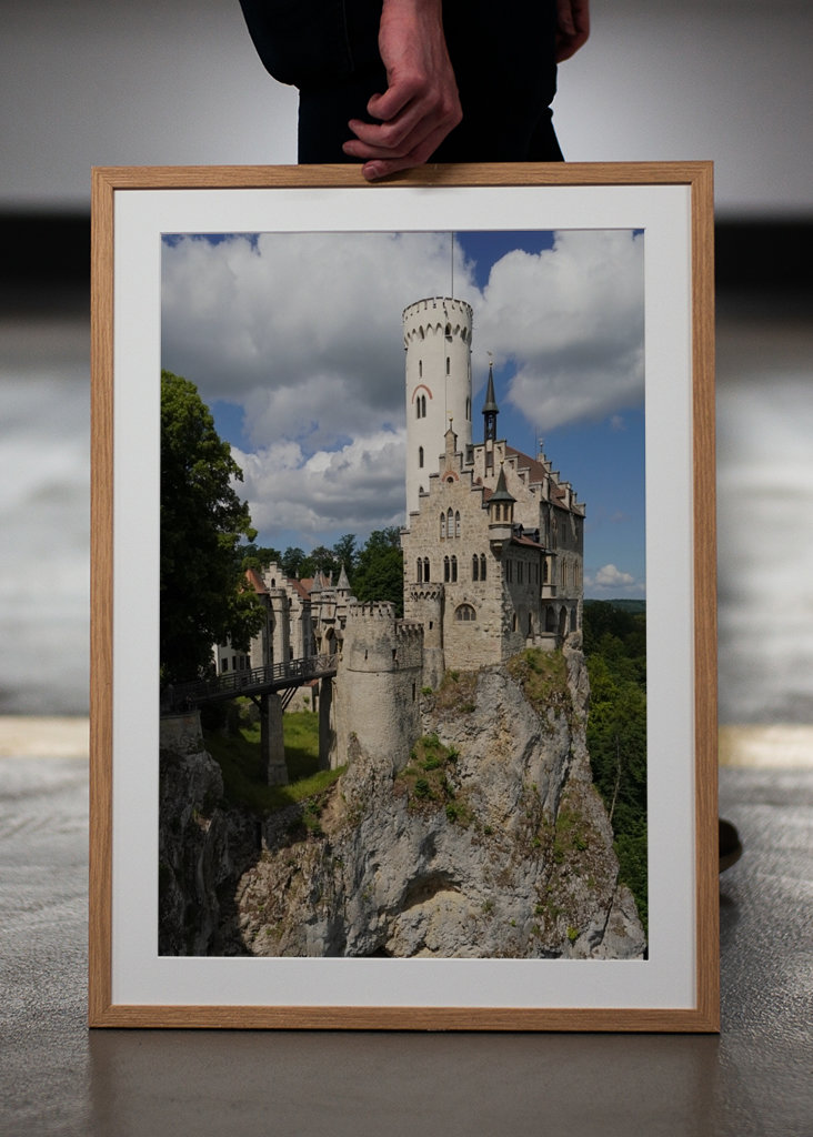 Castello di Lichtenstein in estate