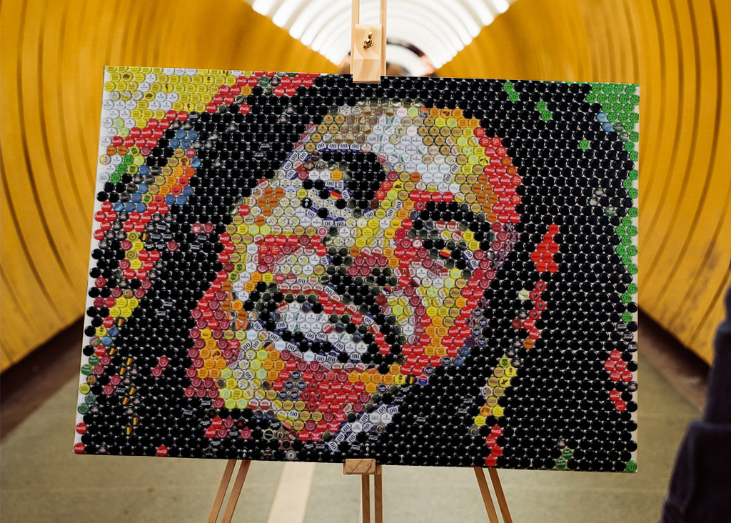 Bob Marley in Kronkorken