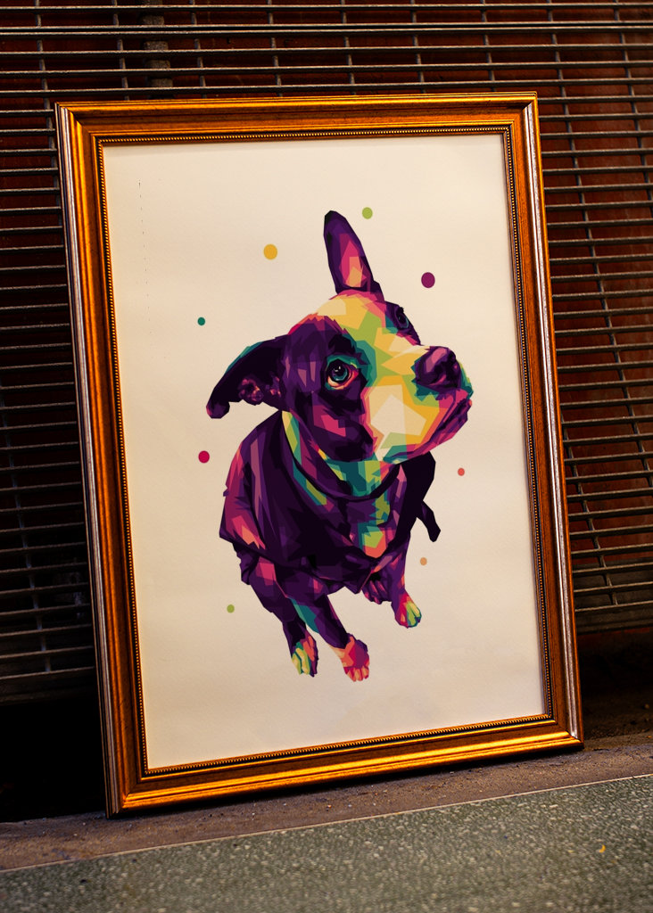 Hund Pop Art