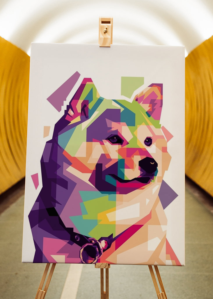 Shiba Inu Pop Art