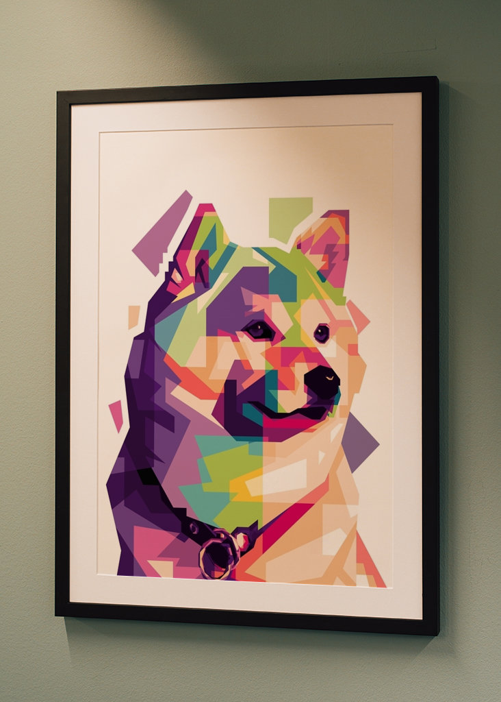 Shiba Inu Pop Art
