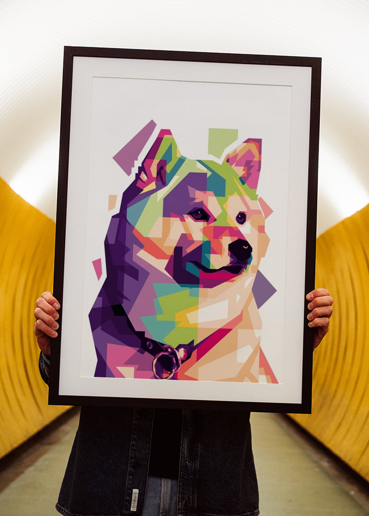 Shiba Inu Pop Art