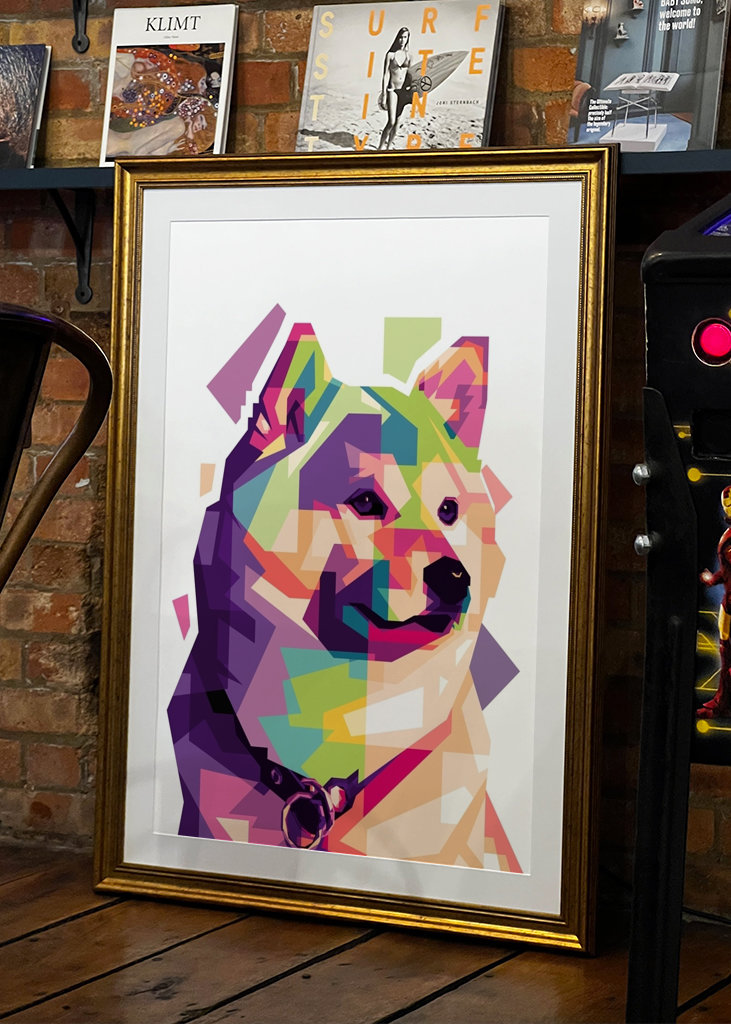 Shiba Inu Pop Art