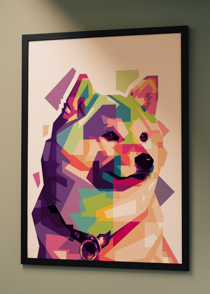 Shiba Inu Pop Art