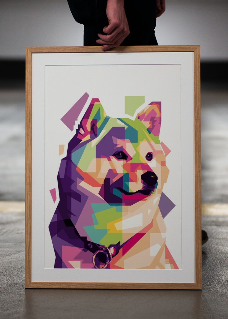 Shiba Inu Pop Art