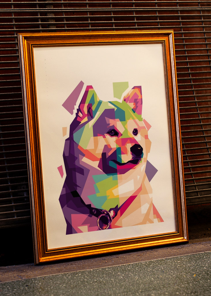 Shiba Inu Pop Art