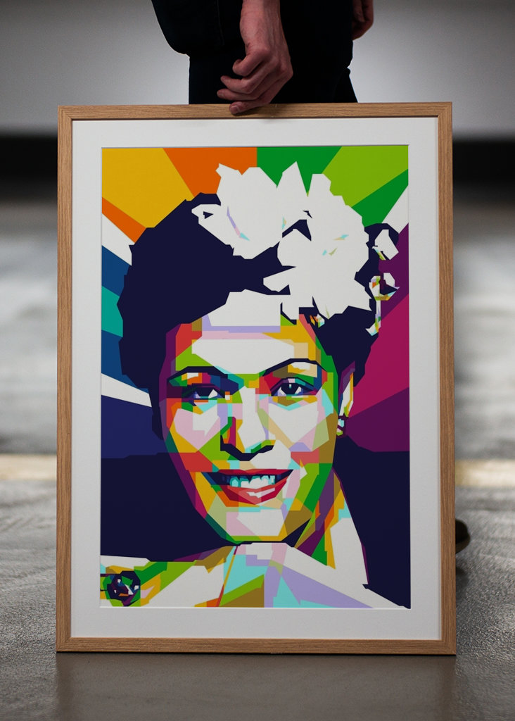 Billie Holiday WPAP Pop Art