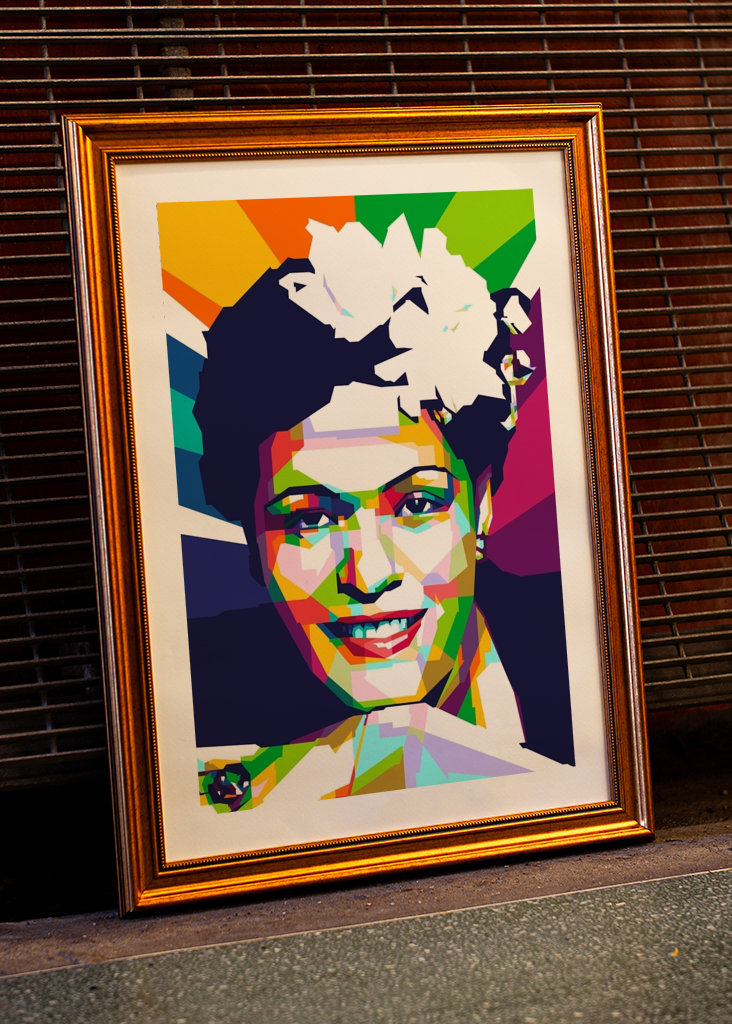 Billie Holiday WPAP Pop Art