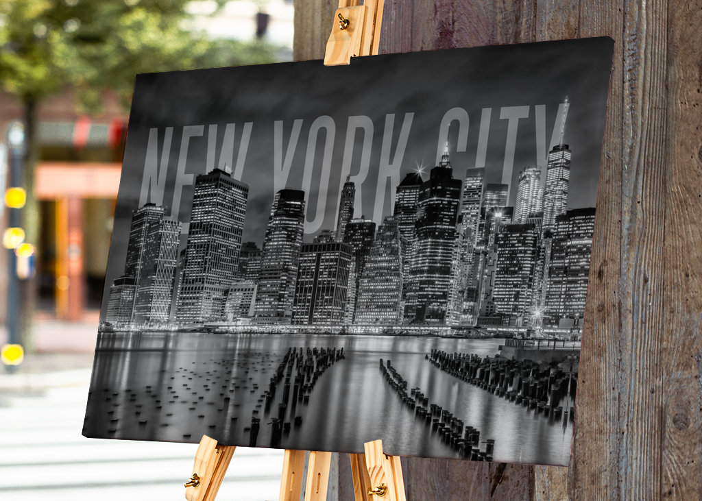 NYC Skyline Monochrome