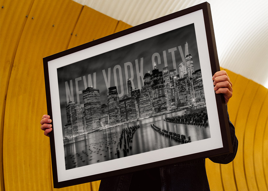 NYC Skyline Monochrome