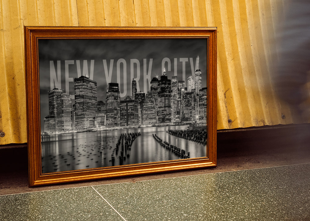 NYC Skyline Monochrome