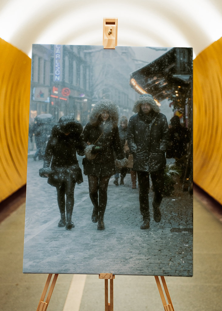 Tempête de neige de rêve