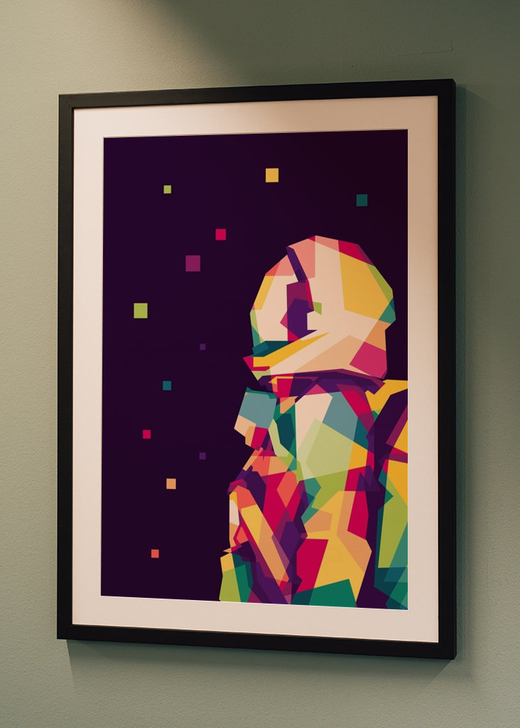 Astronaute et étoiles