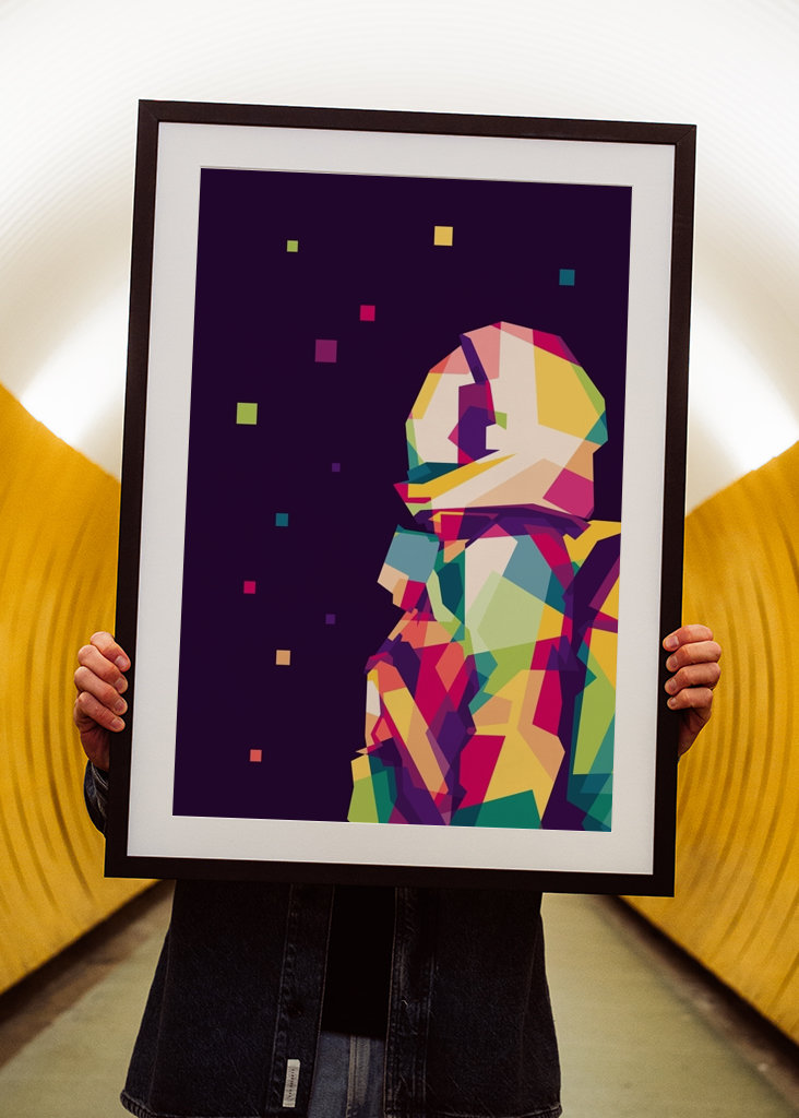 Astronaute et étoiles