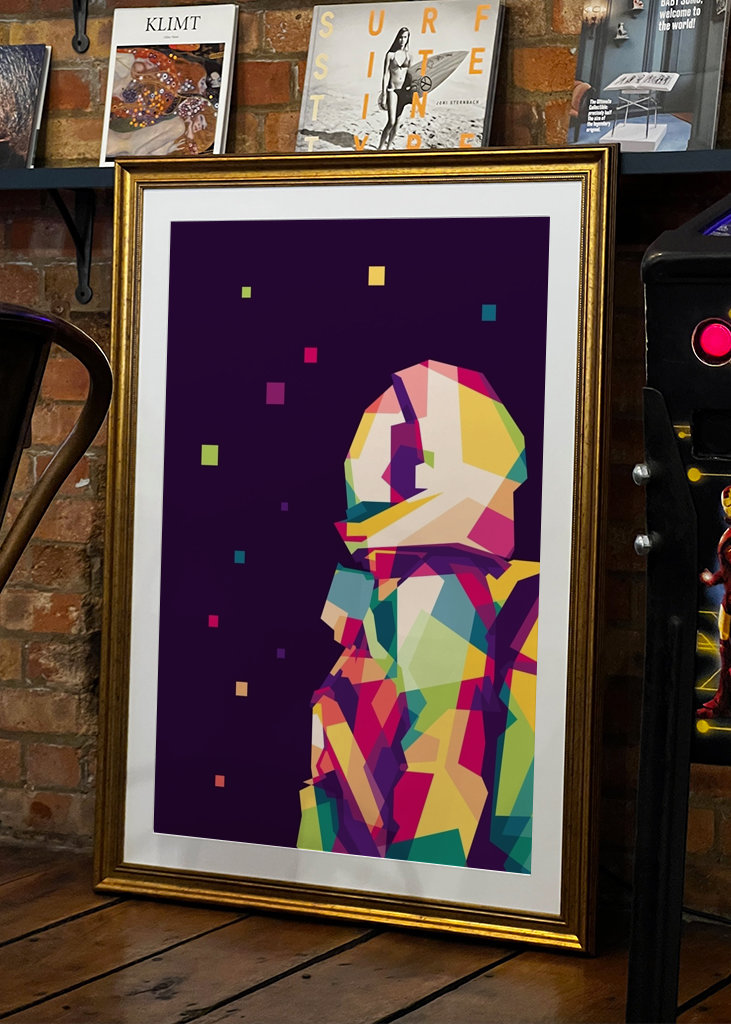 Astronaute et étoiles