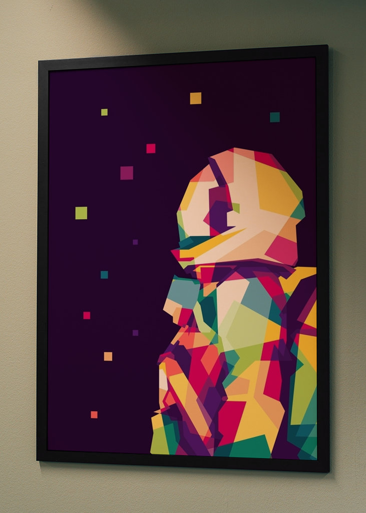 Astronaute et étoiles