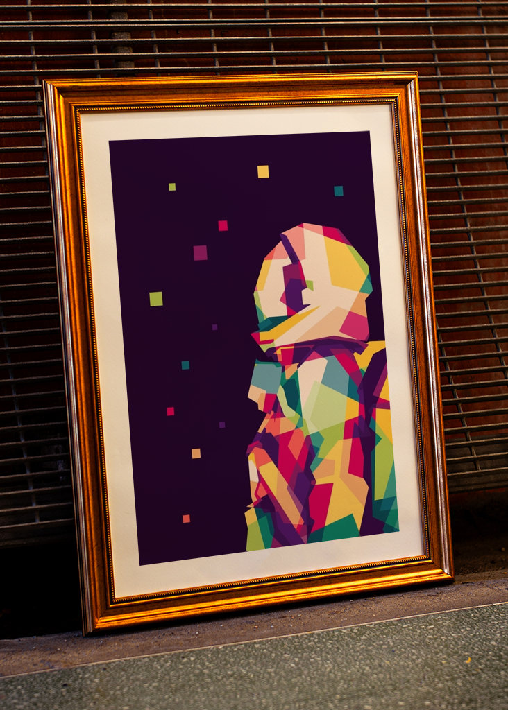 Astronaute et étoiles