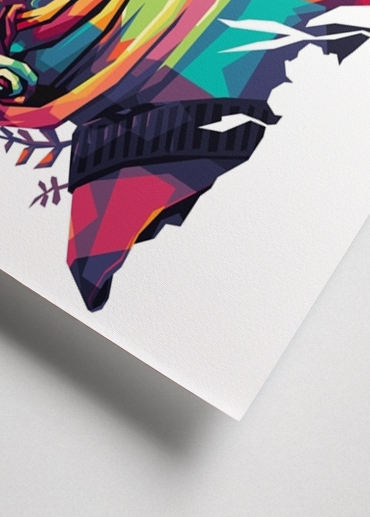 Astronaut and Flower