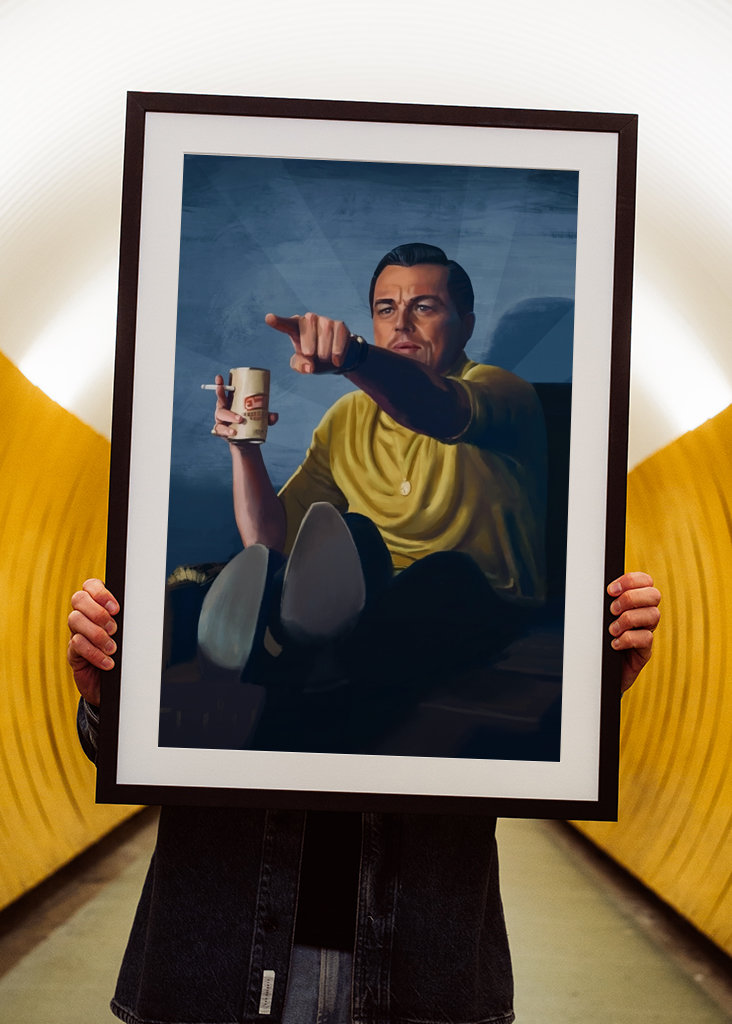 Señalando a Leo - Meme