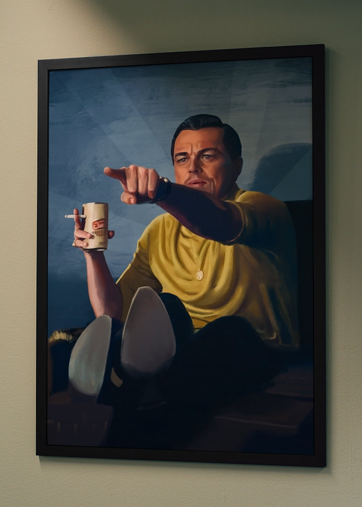 Señalando a Leo - Meme