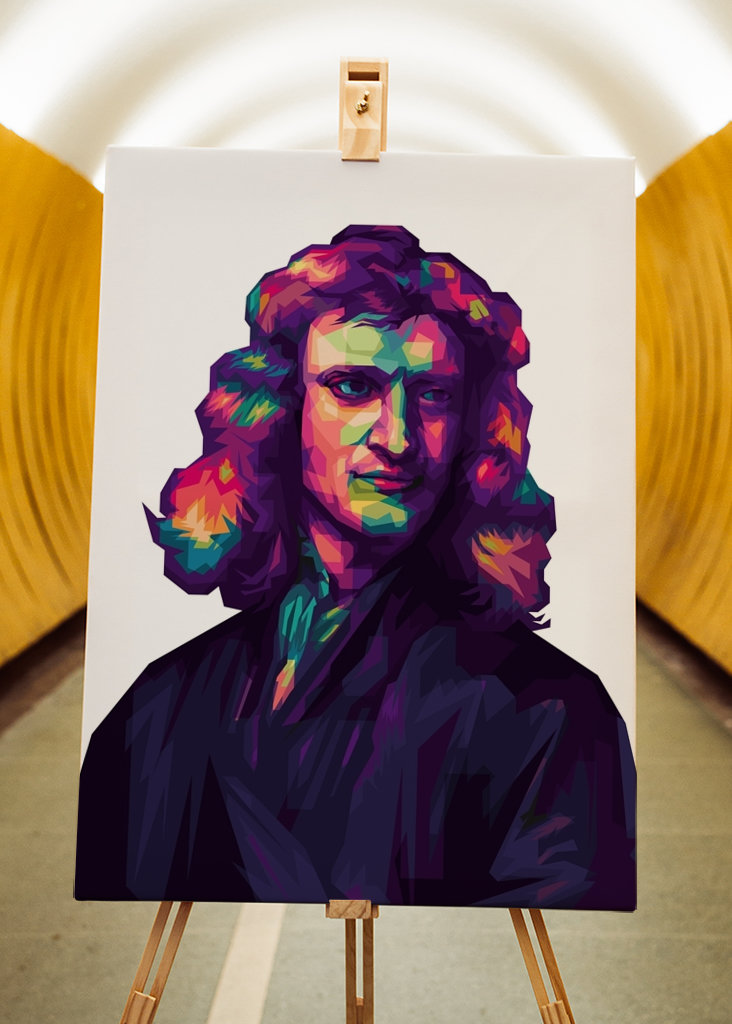 Isaac Newton Arte Pop