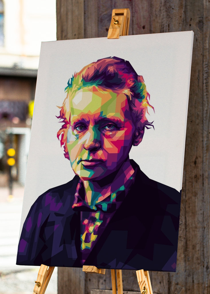 Marie Curie Pop Art