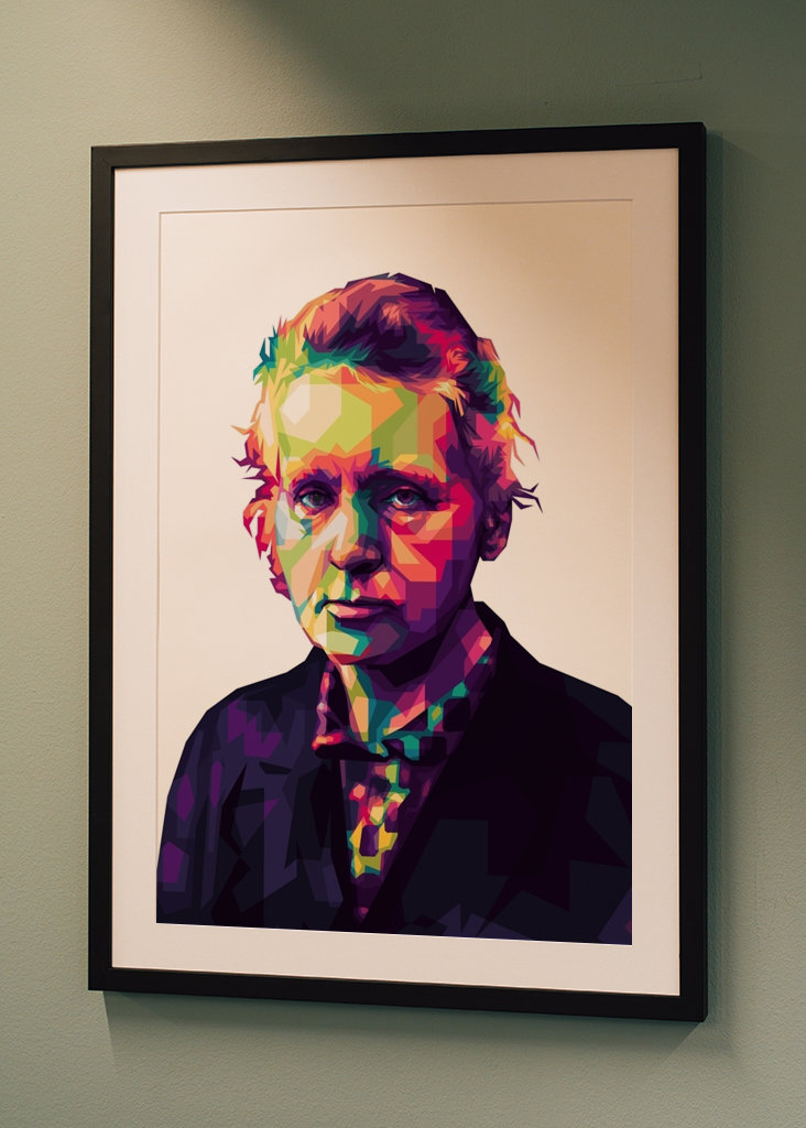 Marie Curie Pop Art