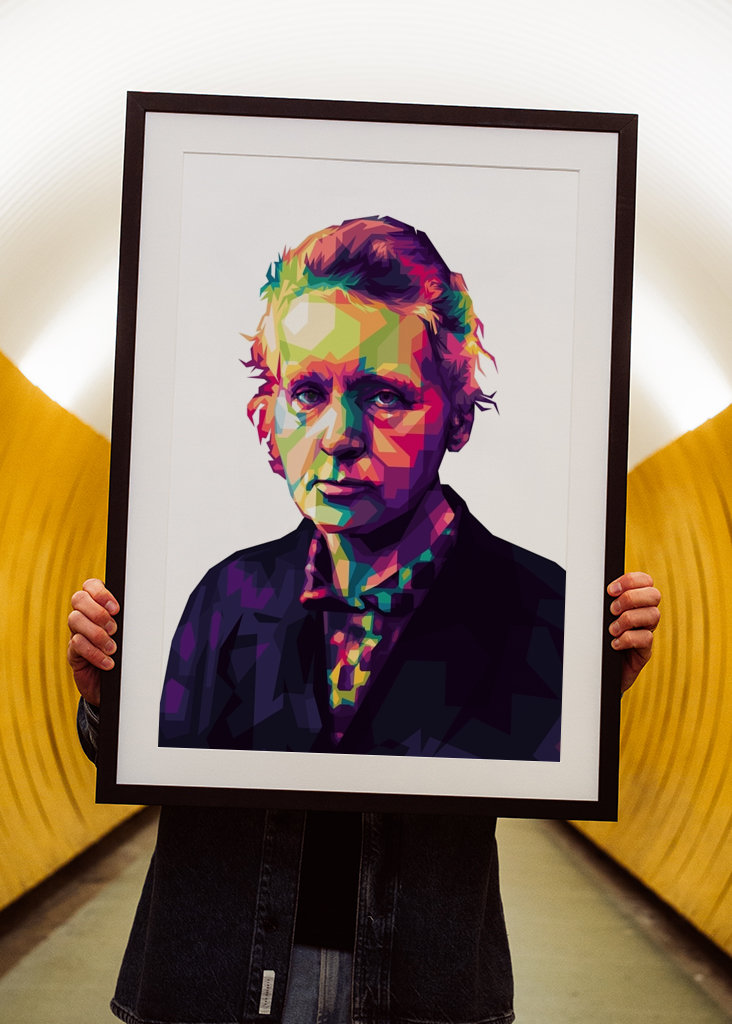 Marie Curie Pop Art
