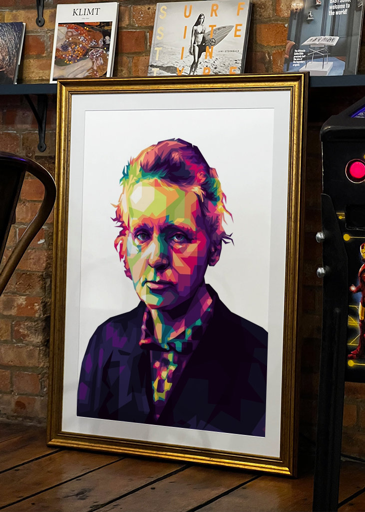 Marie Curie Pop Art