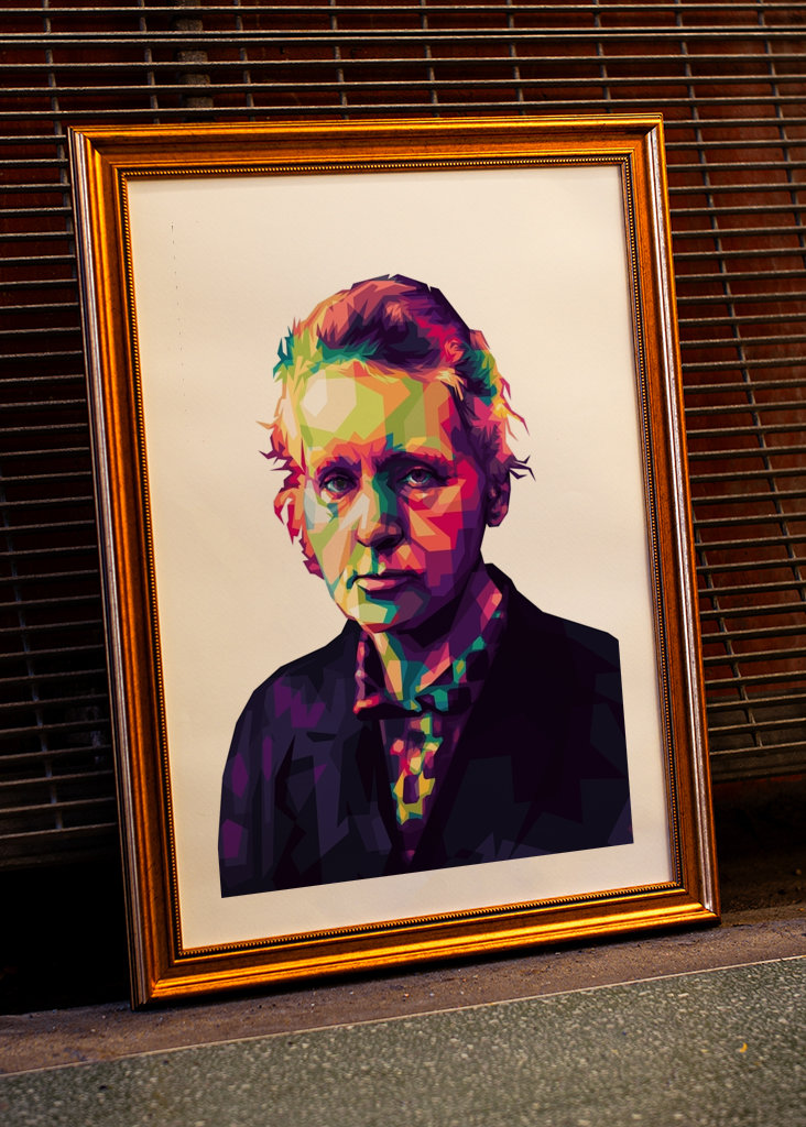 Marie Curie Pop Art