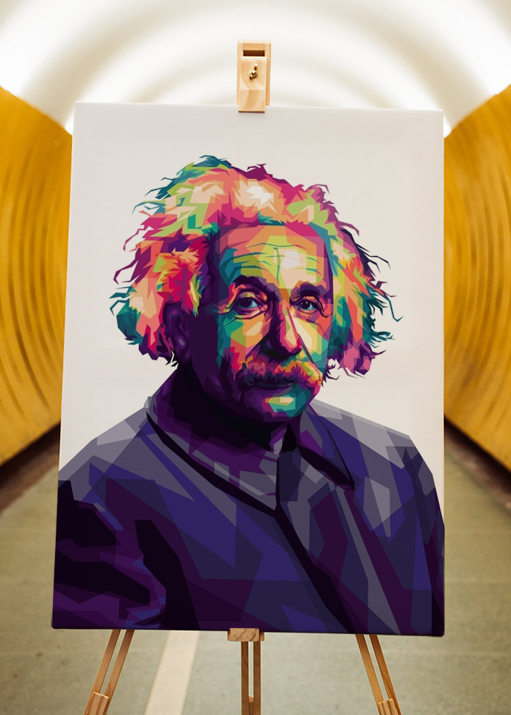 Albert Einstein WPAP Porträt
