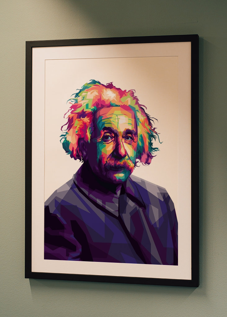Albert Einstein WPAP Porträt